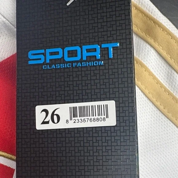 Sporto White and Red Kids Soccer Jersey Jerseys